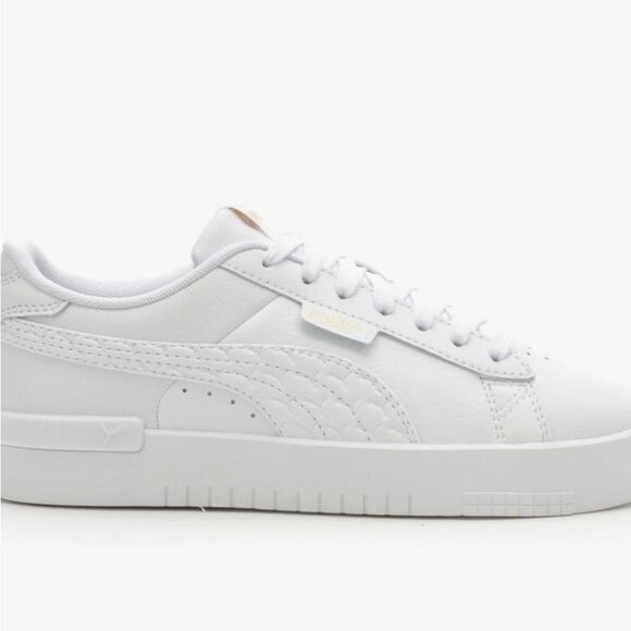 Puma Jada DBoss Sneakers- White/Team Gold - Picture 4 of 9
